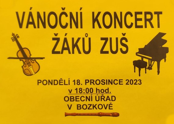 Vánoční koncert ZUŠ