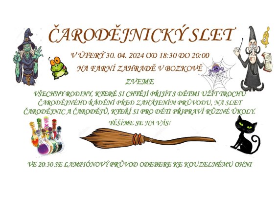ČARODĚJNICKÝ SLET