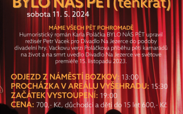 Zájezd do pražského divadla Na Jezerce