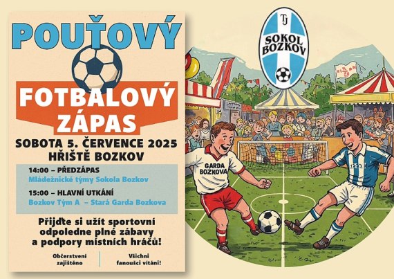 Pouťový fotbalový zápas