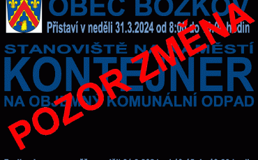 Sběr nebezpečných složek komunálního odpadu